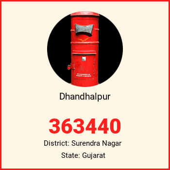 Dhandhalpur pin code, district Surendra Nagar in Gujarat