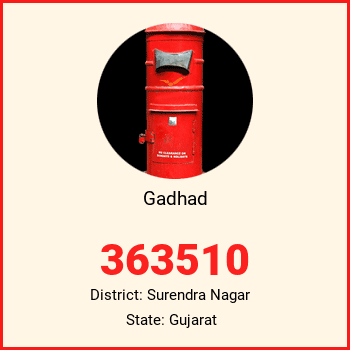 Gadhad pin code, district Surendra Nagar in Gujarat