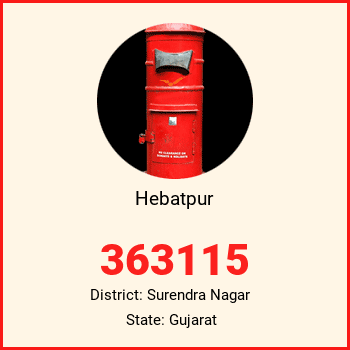 Hebatpur pin code, district Surendra Nagar in Gujarat