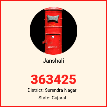 Janshali pin code, district Surendra Nagar in Gujarat