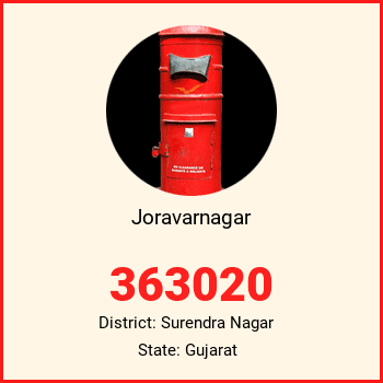 Joravarnagar pin code, district Surendra Nagar in Gujarat