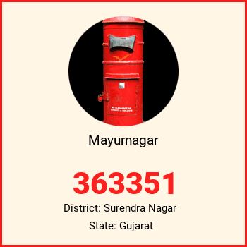 Mayurnagar pin code, district Surendra Nagar in Gujarat