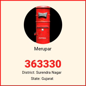 Merupar pin code, district Surendra Nagar in Gujarat