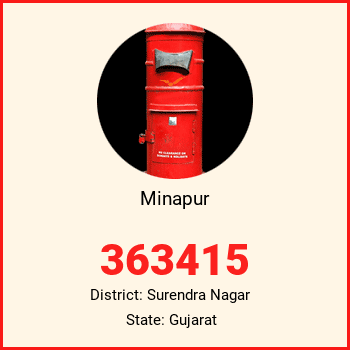 Minapur pin code, district Surendra Nagar in Gujarat