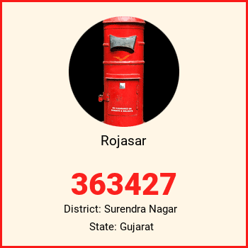 Rojasar pin code, district Surendra Nagar in Gujarat