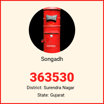 Songadh pin code, district Surendra Nagar in Gujarat