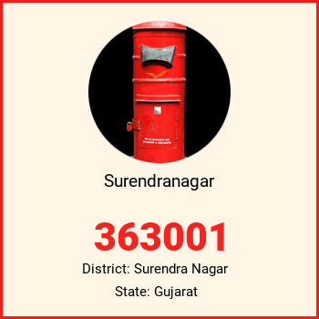 Surendranagar pin code, district Surendra Nagar in Gujarat