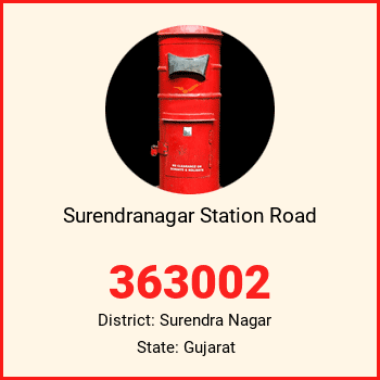 Surendranagar Station Road pin code, district Surendra Nagar in Gujarat