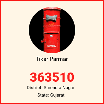 Tikar Parmar pin code, district Surendra Nagar in Gujarat