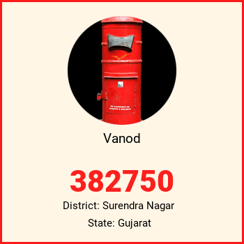 Vanod pin code, district Surendra Nagar in Gujarat