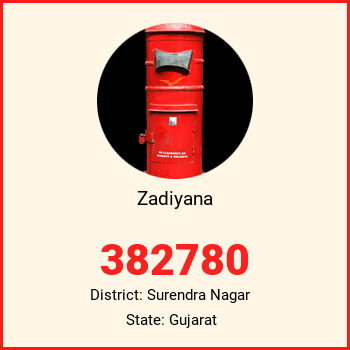 Zadiyana pin code, district Surendra Nagar in Gujarat
