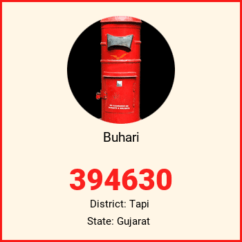Buhari pin code, district Tapi in Gujarat