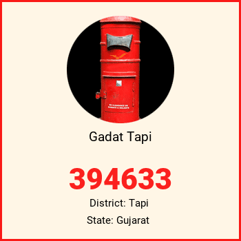 Gadat Tapi pin code, district Tapi in Gujarat