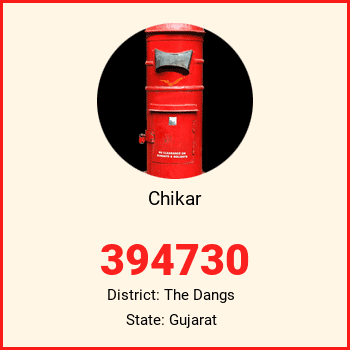 Chikar pin code, district The Dangs in Gujarat