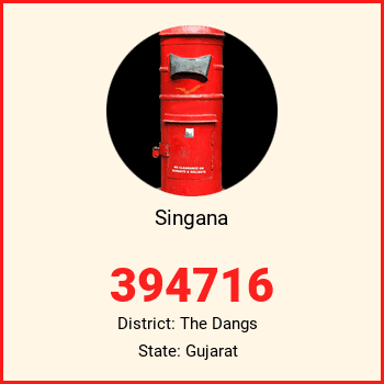 Singana pin code, district The Dangs in Gujarat
