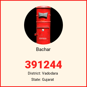 Bachar pin code, district Vadodara in Gujarat
