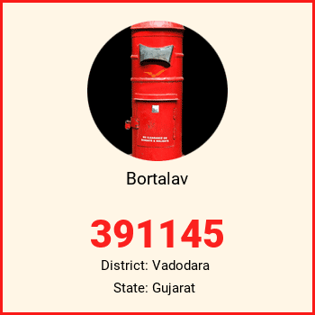 Bortalav pin code, district Vadodara in Gujarat