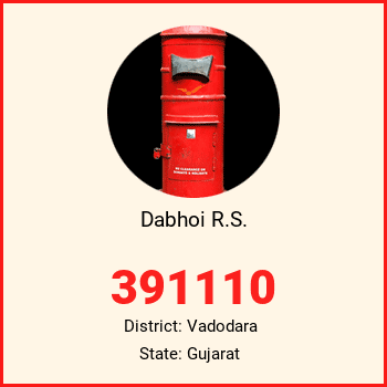 Dabhoi R.S. pin code, district Vadodara in Gujarat