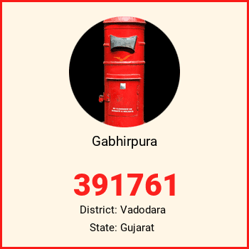 Gabhirpura pin code, district Vadodara in Gujarat