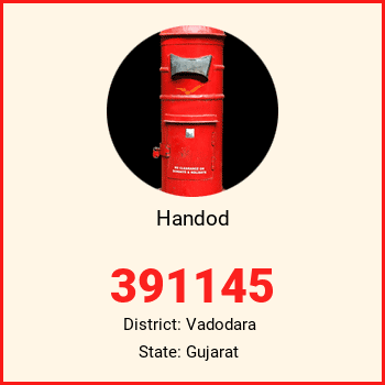 Handod pin code, district Vadodara in Gujarat