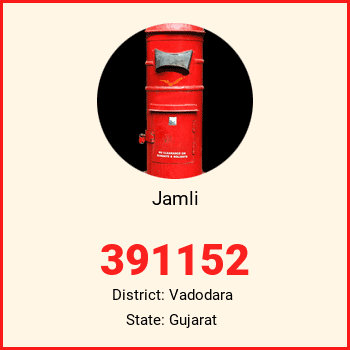 Jamli pin code, district Vadodara in Gujarat