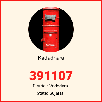 Kadadhara pin code, district Vadodara in Gujarat
