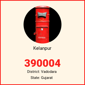 Kelanpur pin code, district Vadodara in Gujarat