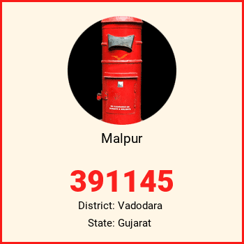 Malpur pin code, district Vadodara in Gujarat