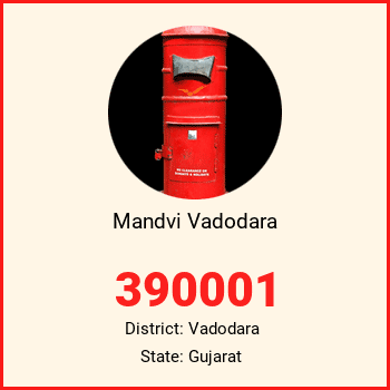 Mandvi Vadodara pin code, district Vadodara in Gujarat