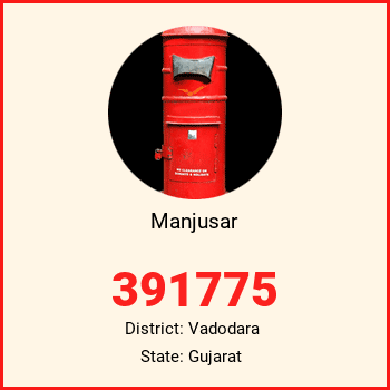 Manjusar pin code, district Vadodara in Gujarat