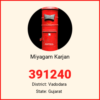 Miyagam Karjan pin code, district Vadodara in Gujarat