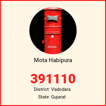 Mota Habipura pin code, district Vadodara in Gujarat