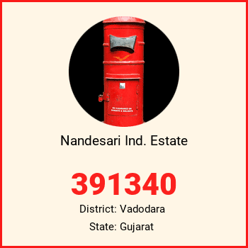 Nandesari Ind. Estate pin code, district Vadodara in Gujarat