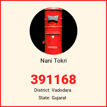 Nani Tokri pin code, district Vadodara in Gujarat
