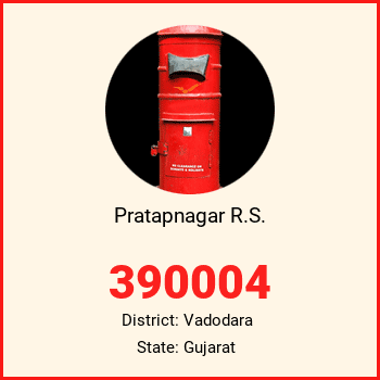 Pratapnagar R.S. pin code, district Vadodara in Gujarat