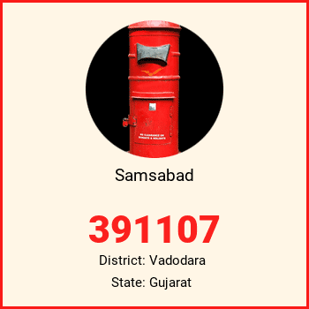 Samsabad pin code, district Vadodara in Gujarat