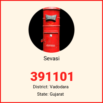 Sevasi pin code, district Vadodara in Gujarat