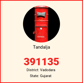 Tandalja pin code, district Vadodara in Gujarat