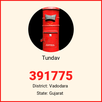 Tundav pin code, district Vadodara in Gujarat