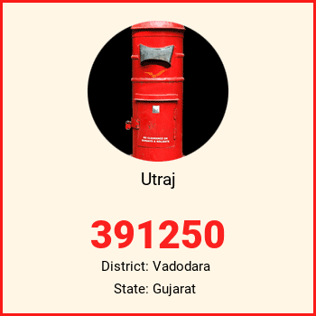 Utraj pin code, district Vadodara in Gujarat