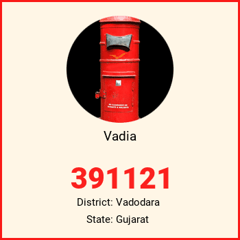 Vadia pin code, district Vadodara in Gujarat