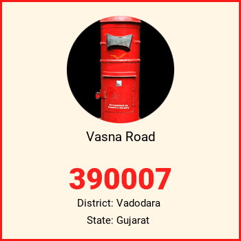 Vasna Road pin code, district Vadodara in Gujarat