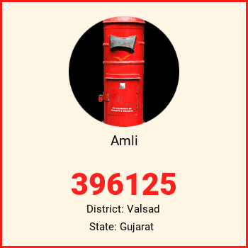 Amli pin code, district Valsad in Gujarat