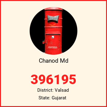 Chanod Md pin code, district Valsad in Gujarat