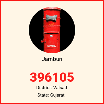 Jamburi pin code, district Valsad in Gujarat