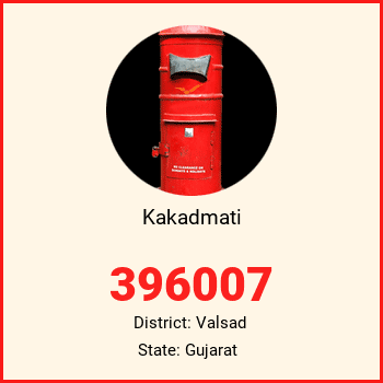 Kakadmati pin code, district Valsad in Gujarat