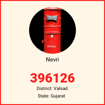 Nevri pin code, district Valsad in Gujarat