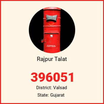 Rajpur Talat pin code, district Valsad in Gujarat