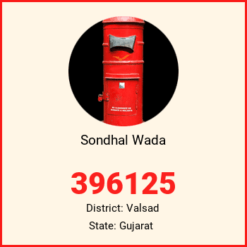 Sondhal Wada pin code, district Valsad in Gujarat