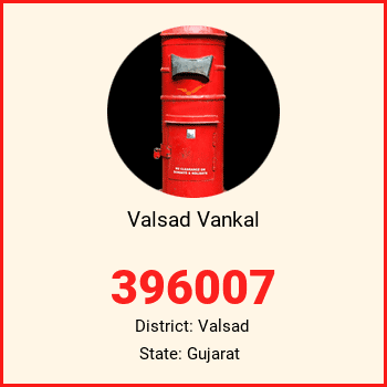 Valsad Vankal pin code, district Valsad in Gujarat